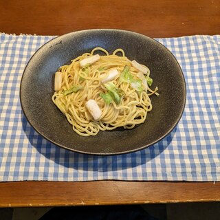 キャベツとイカの焼きそば